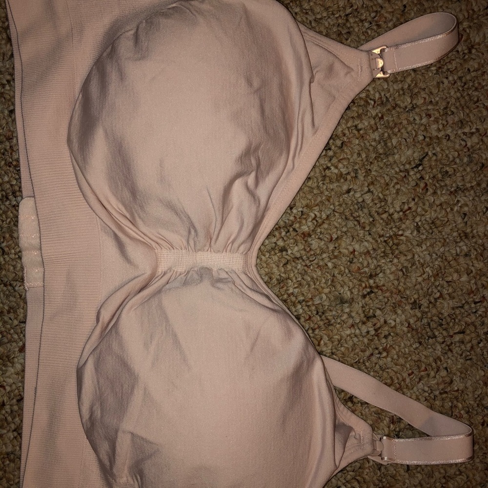 Wireless seamless nursing bra